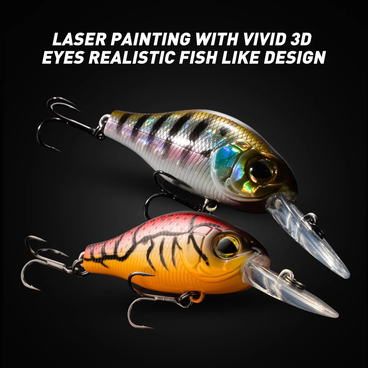 Djupdykande Crankbait – Fiskedrag för Gädda & Abborre