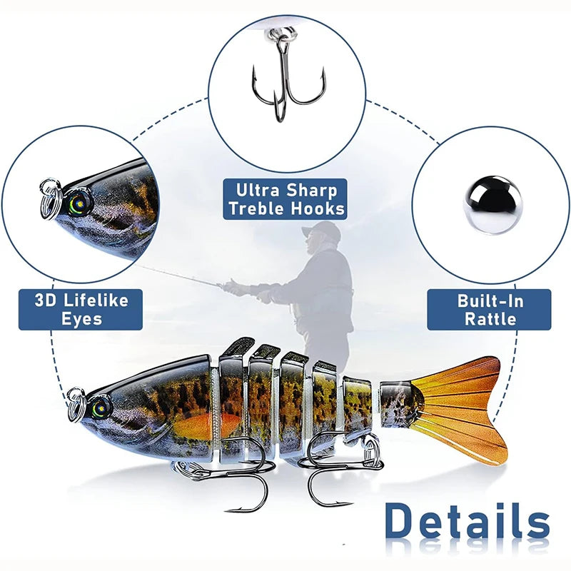 Ledade Swimbaits – Lifelike Fiskedrag för Gädda, Gös & Abborre